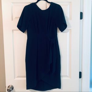 Navy High Low Dress